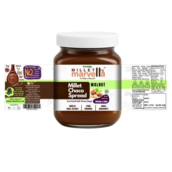 Millet Marvella - Millet Walnut Choco Spread [WALNUT DUO] 2x230g