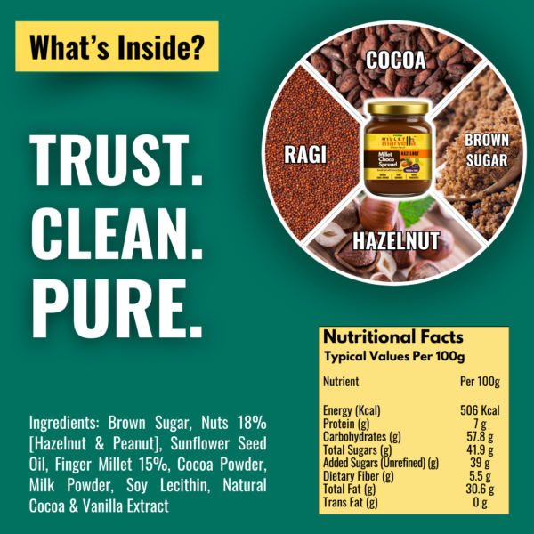 Millet Marvella - Millet Hazelnut Choco Spread (230g)