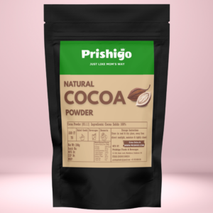 Prishigo Natural Cocoa Powder – Unsweetened | 200g