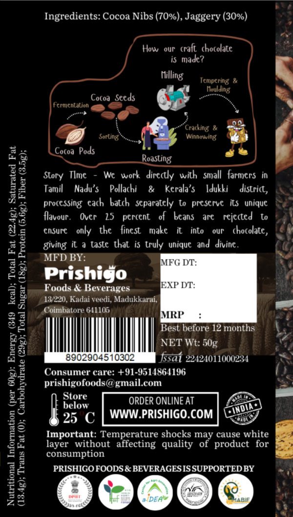 Prishigo Dark Chocolate Prishigo Dark Chocolate